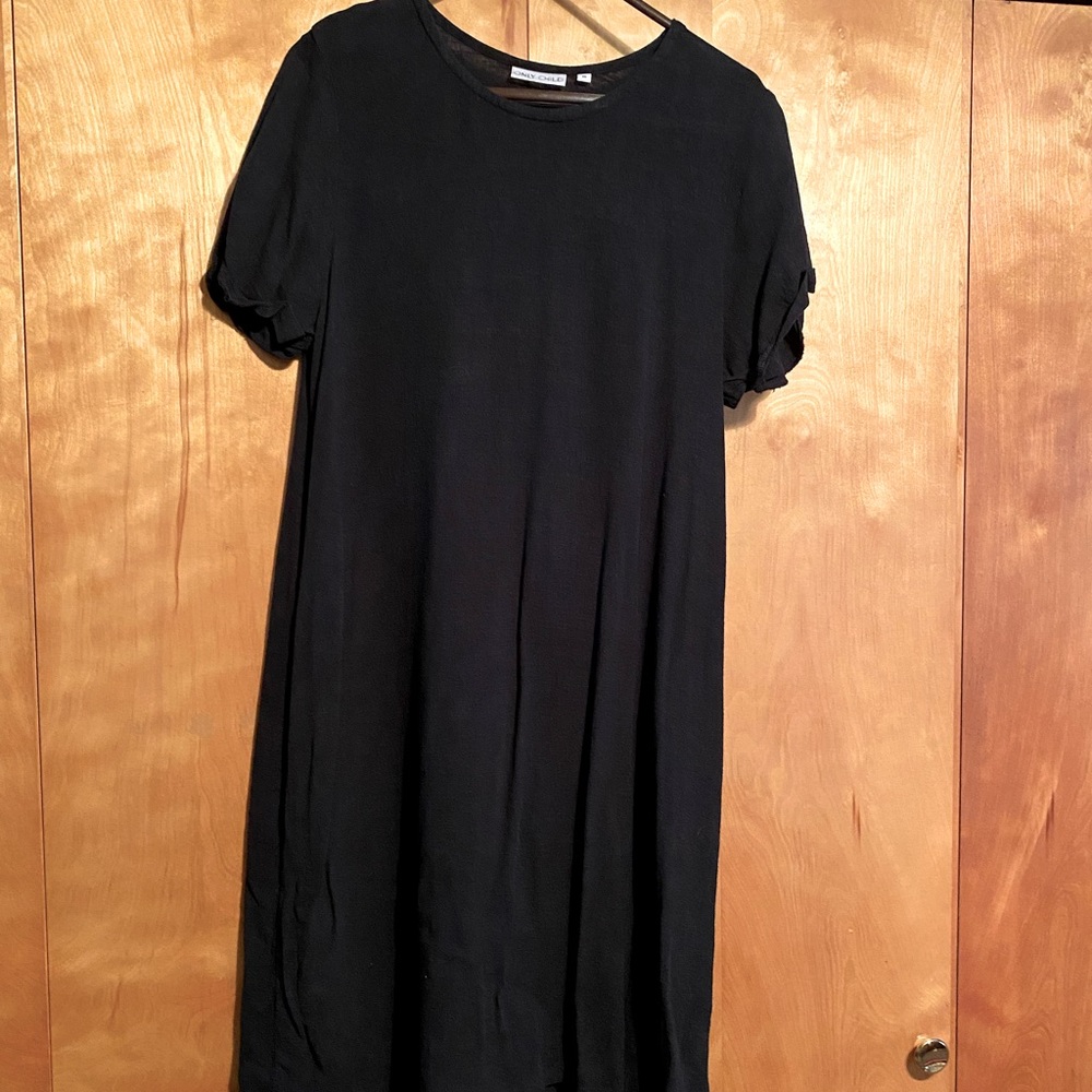 Only Child / Mesa Midi Dress in Cotton - M / Black